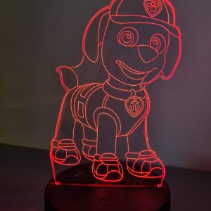 Lampe Veilleuse à LED illustration Zuma Pat Patrouille