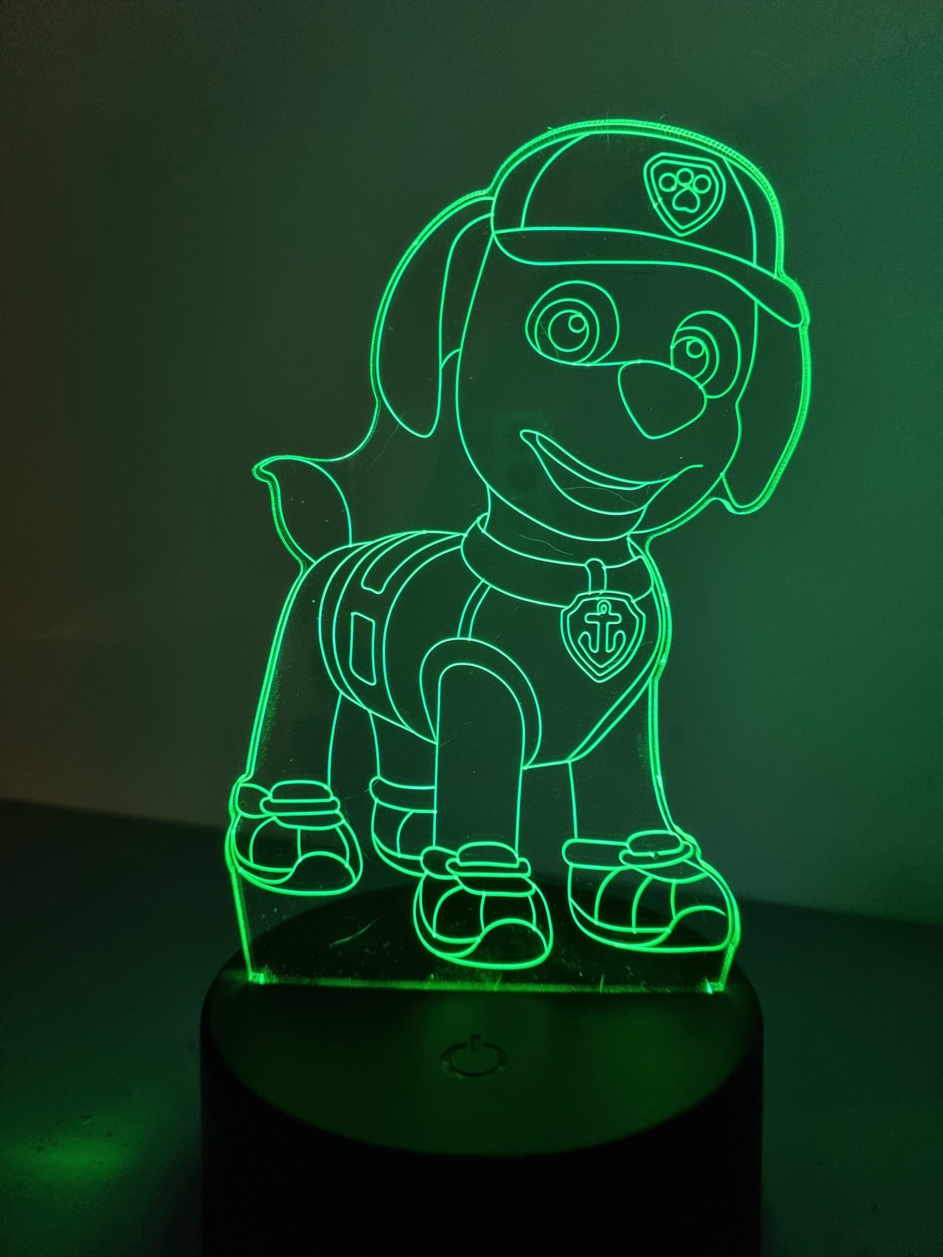 Lampe Veilleuse à LED illustration Zuma Pat Patrouille – Image 6