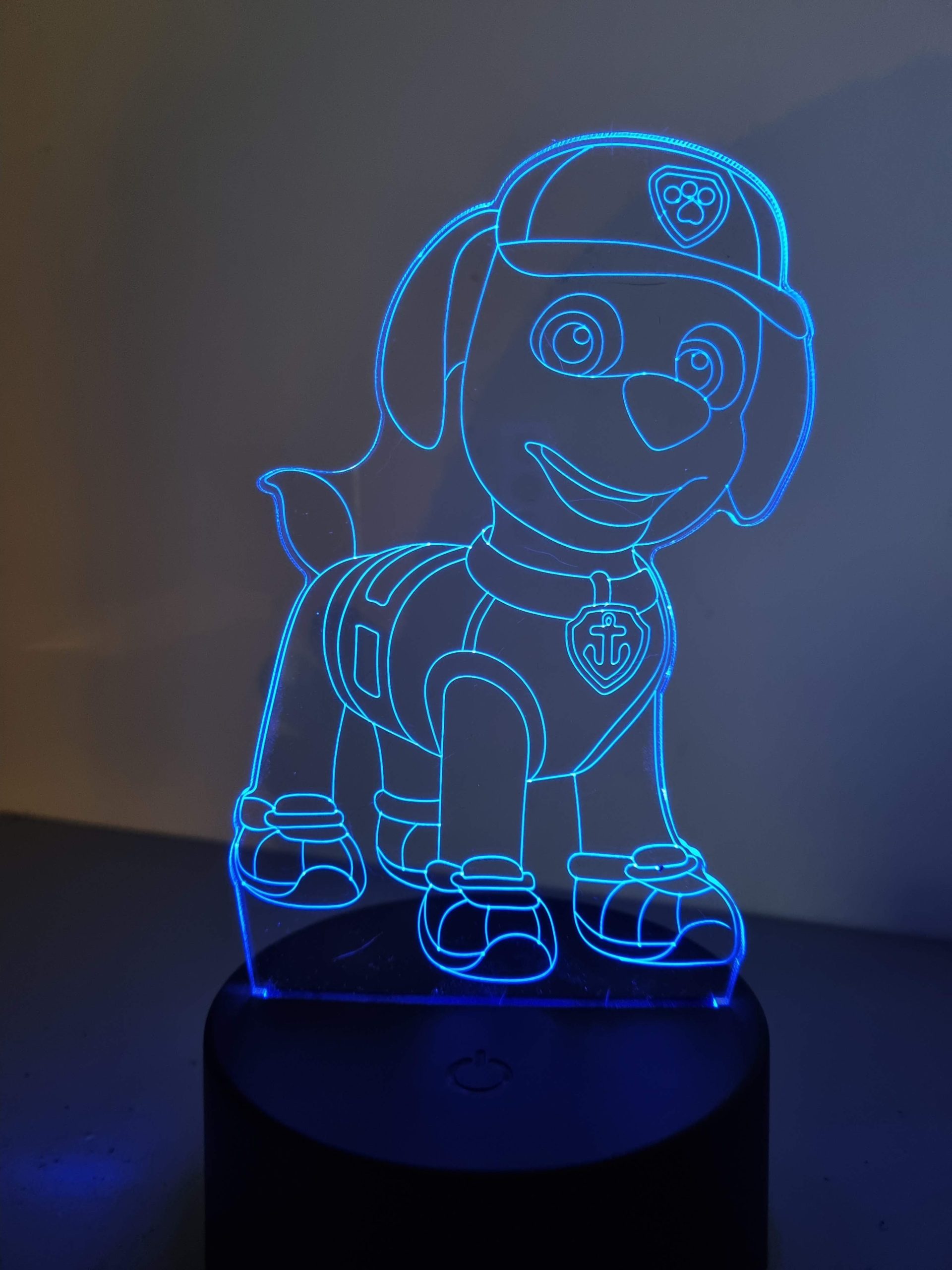 Lampe Veilleuse à LED illustration Zuma Pat Patrouille – Image 5