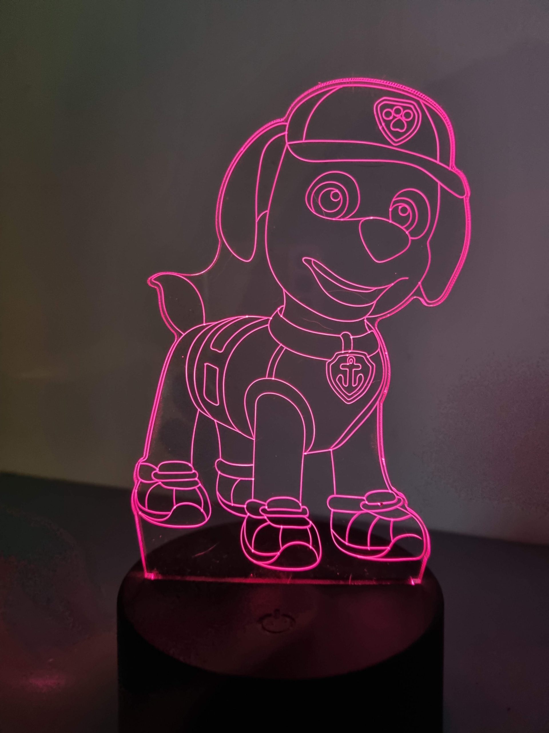 Lampe Veilleuse à LED illustration Zuma Pat Patrouille – Image 4