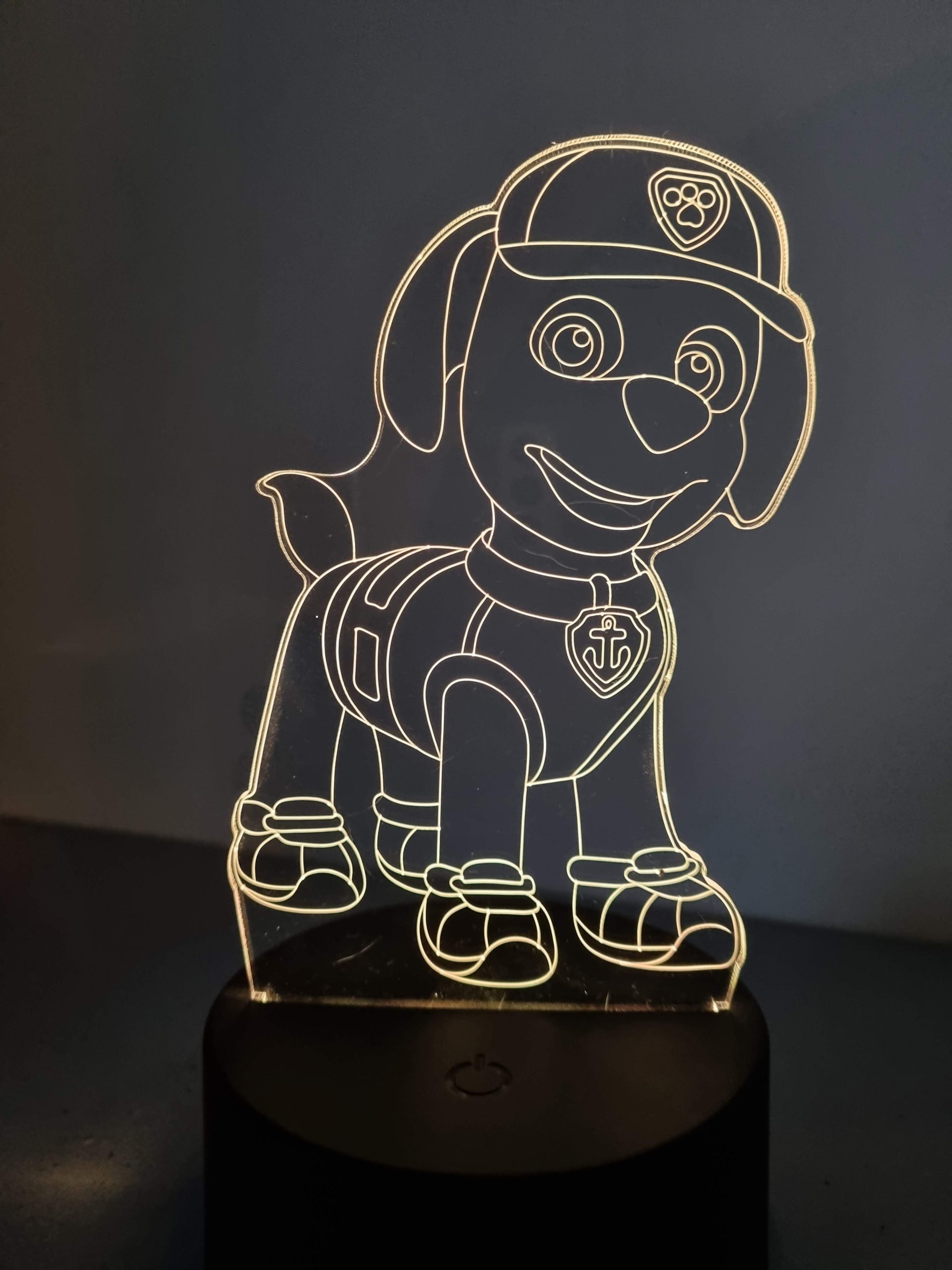 Lampe Veilleuse à LED illustration Zuma Pat Patrouille – Image 2