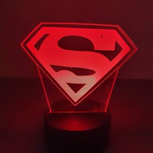Lampe Veilleuse à LED illustration Superman