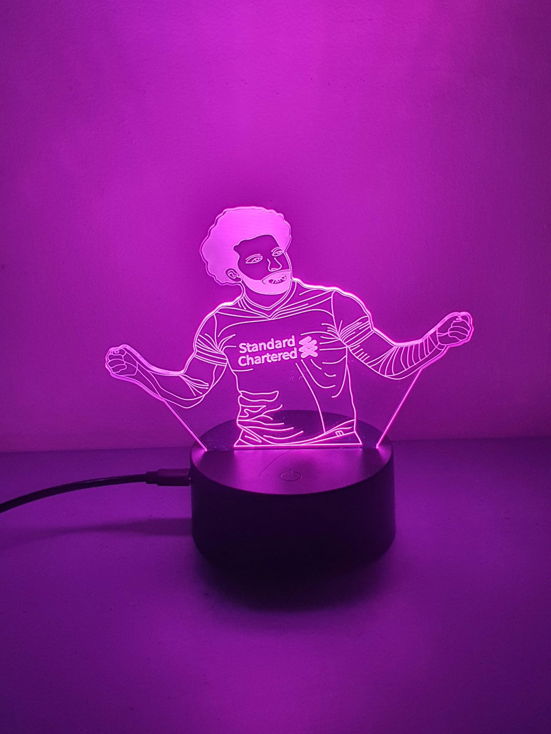 Lampe Veilleuse à LED illustration Mohamed Salah – Image 2
