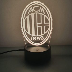 Lampe Veilleuse à LED illustration AC Milan
