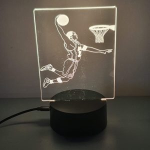 Lampe Veilleuse à LED illustration Basketball