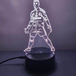 Lampe Veilleuse à LED illustration Cristiano Ronaldo CR7