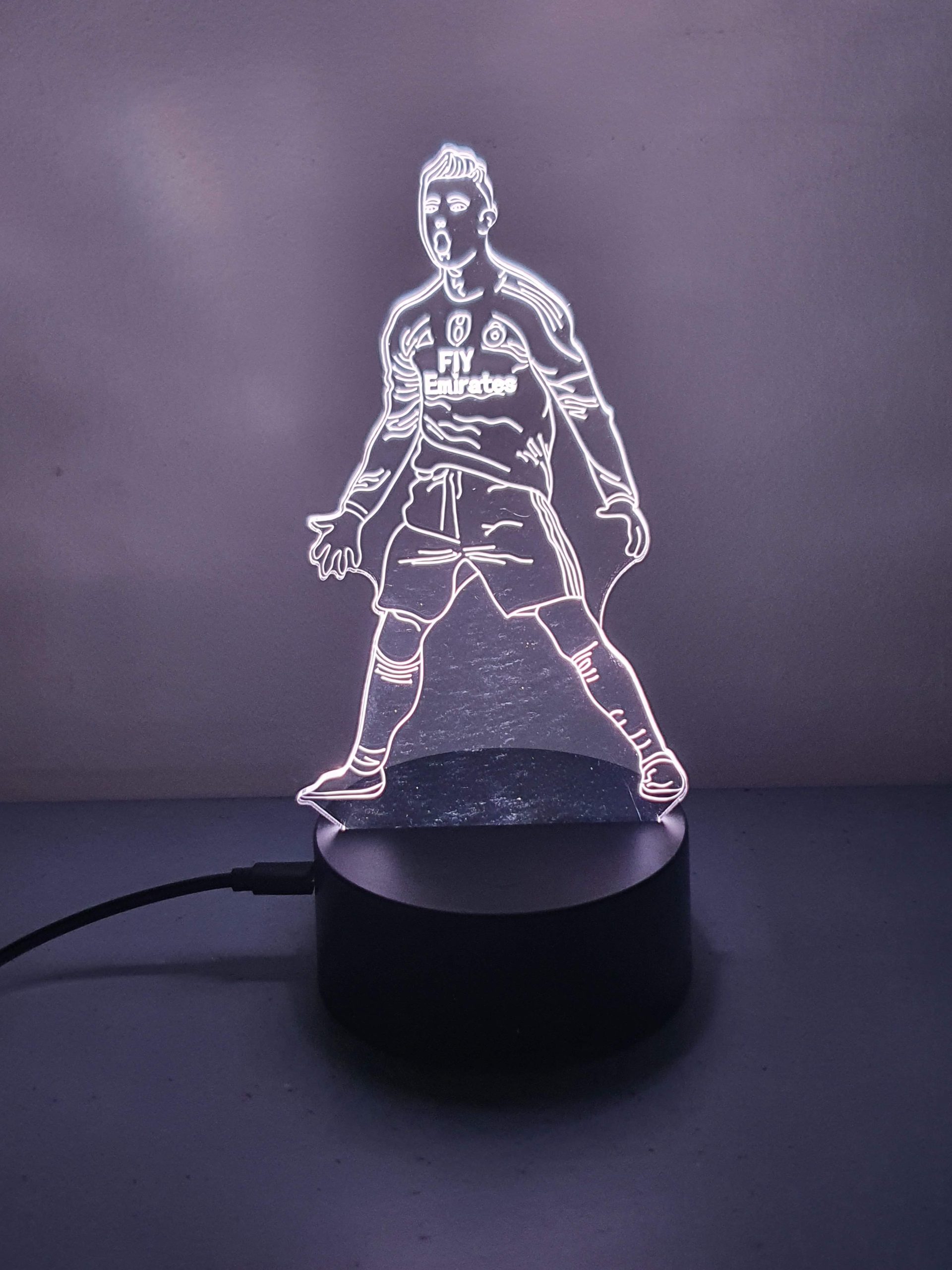 Lampe Veilleuse à LED illustration Cristiano Ronaldo CR7