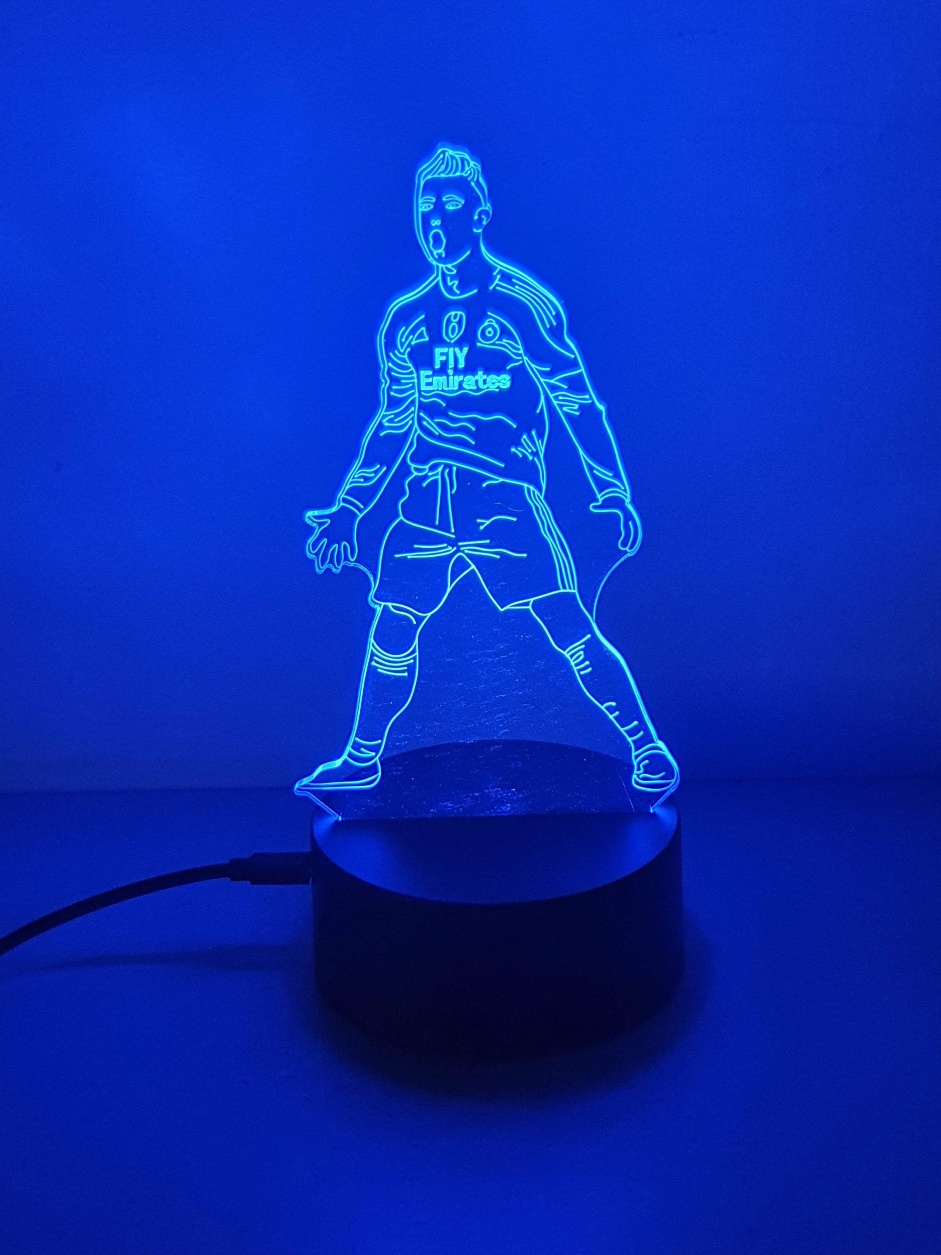 Lampe Veilleuse à LED illustration Cristiano Ronaldo CR7 – Image 5