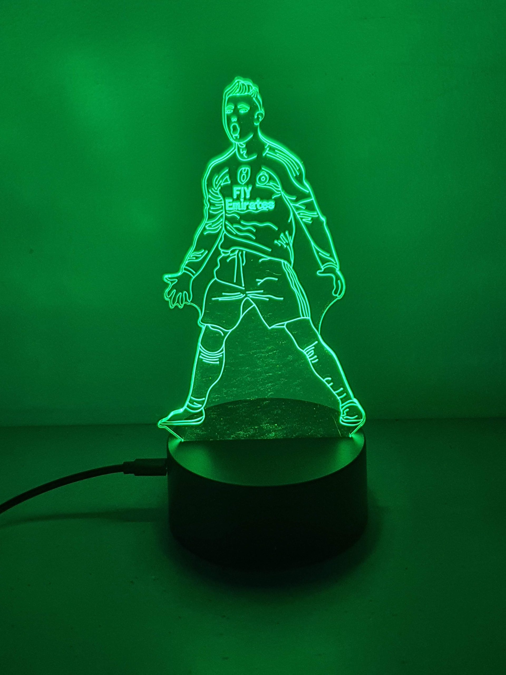 Lampe Veilleuse à LED illustration Cristiano Ronaldo CR7 – Image 6