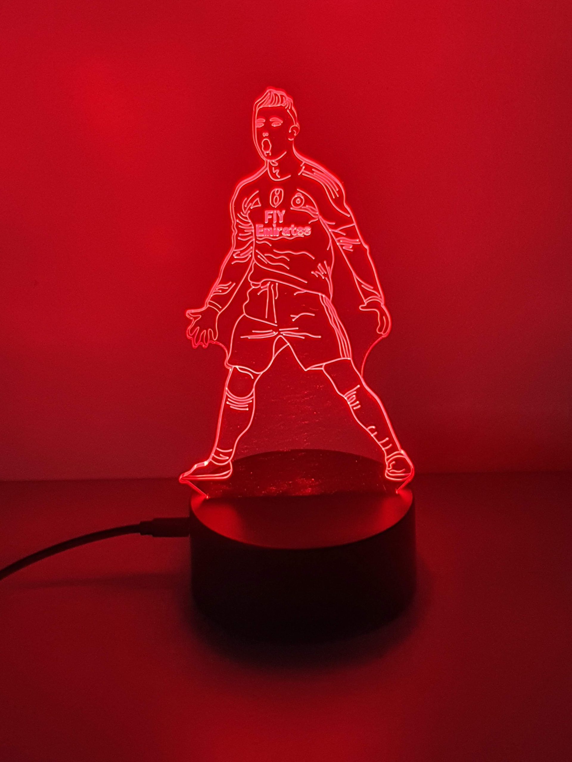 Lampe Veilleuse à LED illustration Cristiano Ronaldo CR7 – Image 7
