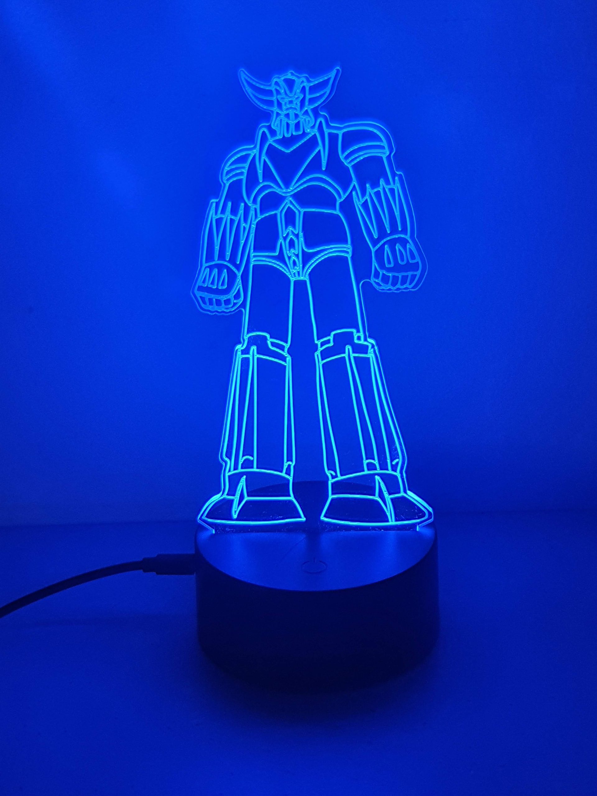 Lampe Veilleuse à LED illustration Goldorak – Image 6