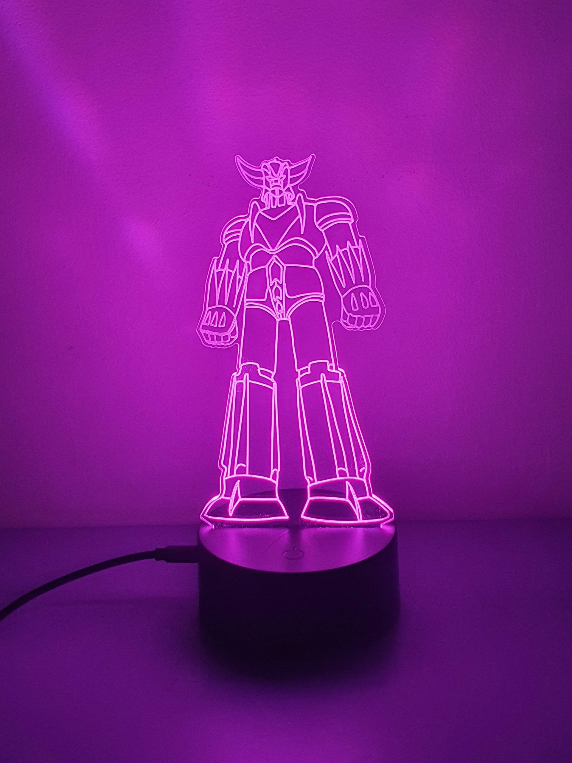 Lampe Veilleuse à LED illustration Goldorak – Image 2