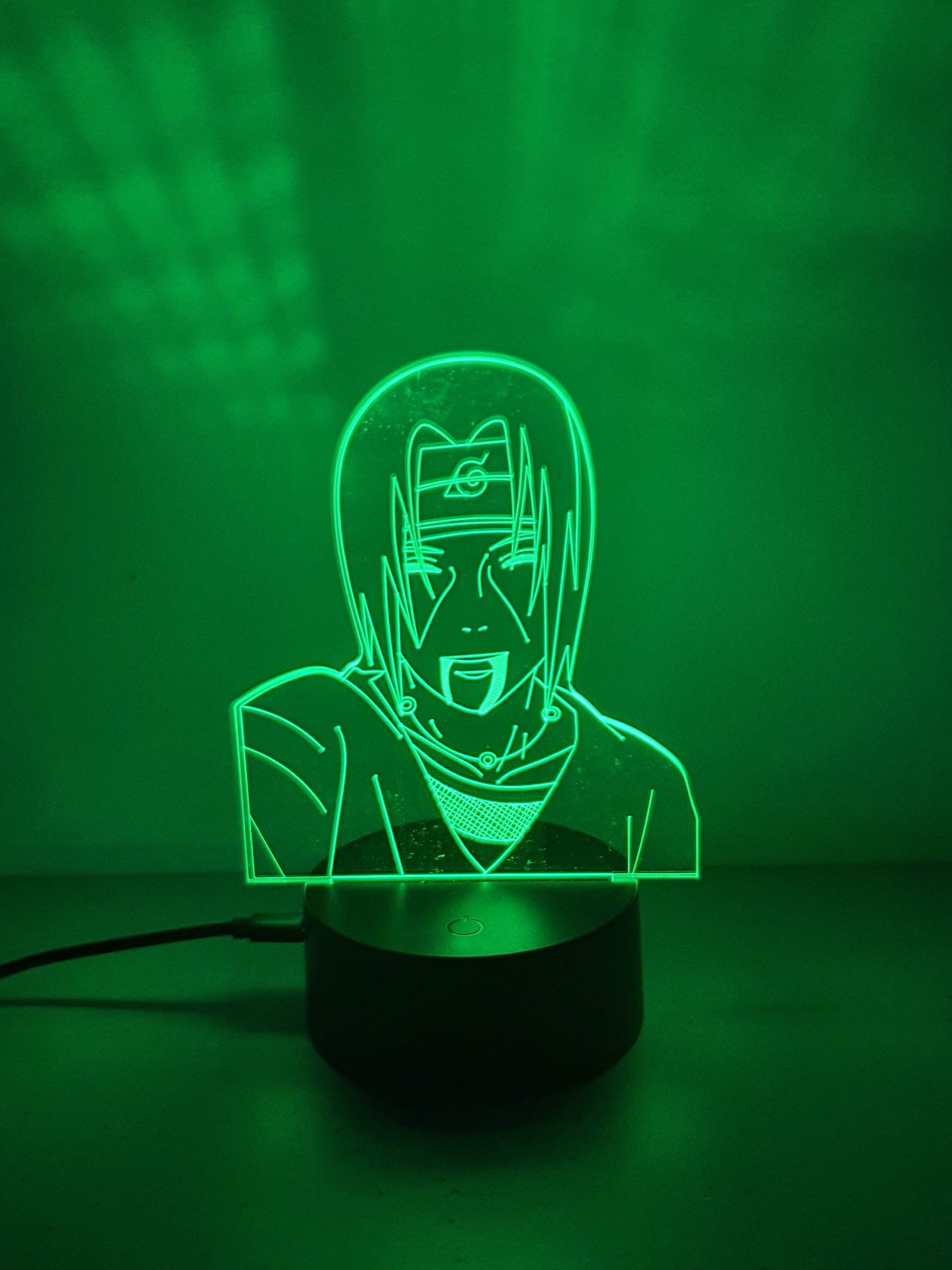 Lampe Veilleuse à LED illustration Itachi Uchiwa - Naruto – Image 3