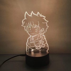 Lampe Veilleuse à LED illustration Deku - My Hero Academia