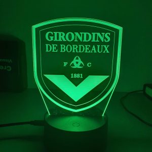 Lampe Veilleuse à LED illustration Girondins de Bordeaux