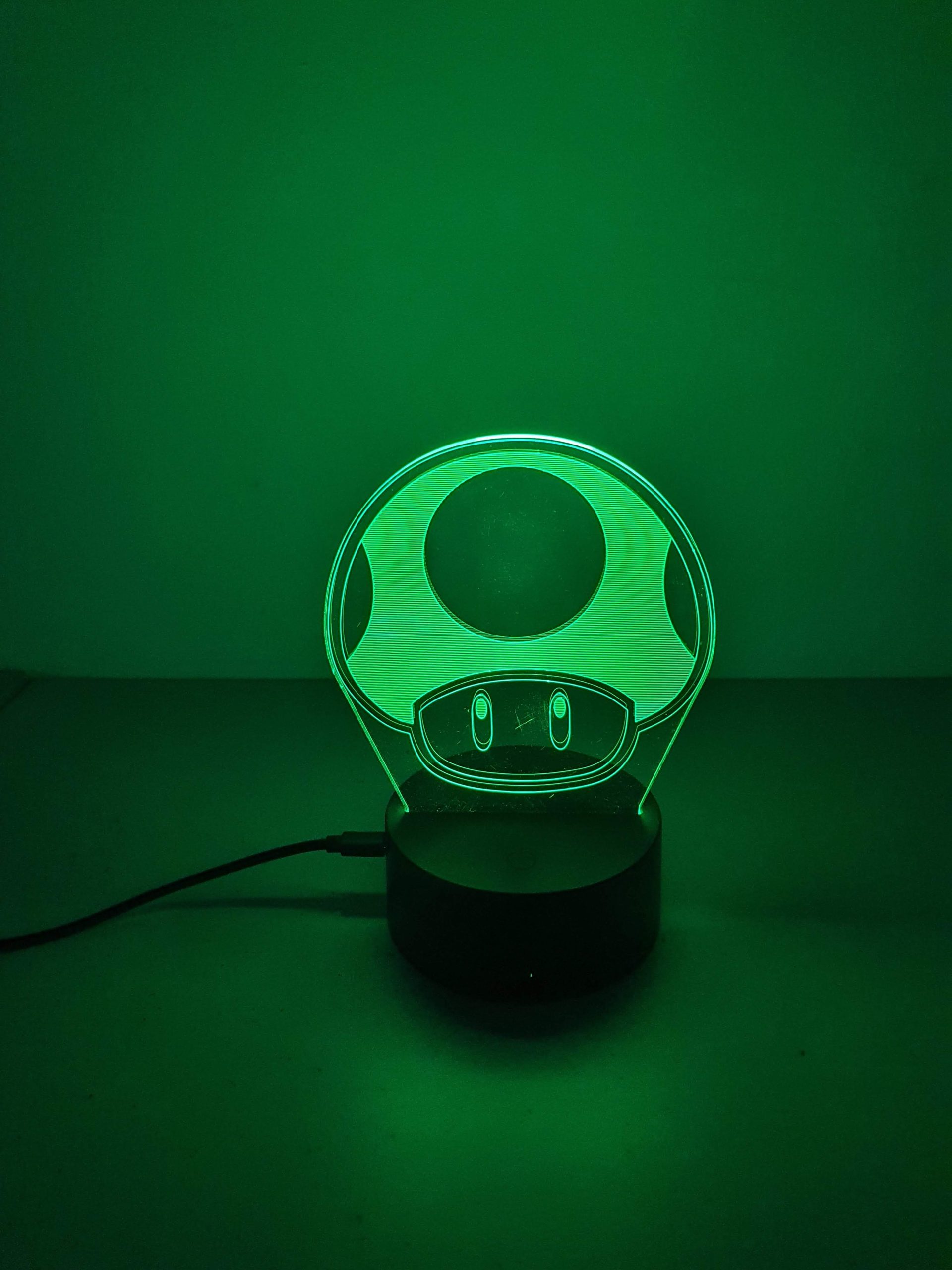 Lampe Veilleuse à LED illustration Champignon- Mario – Image 6