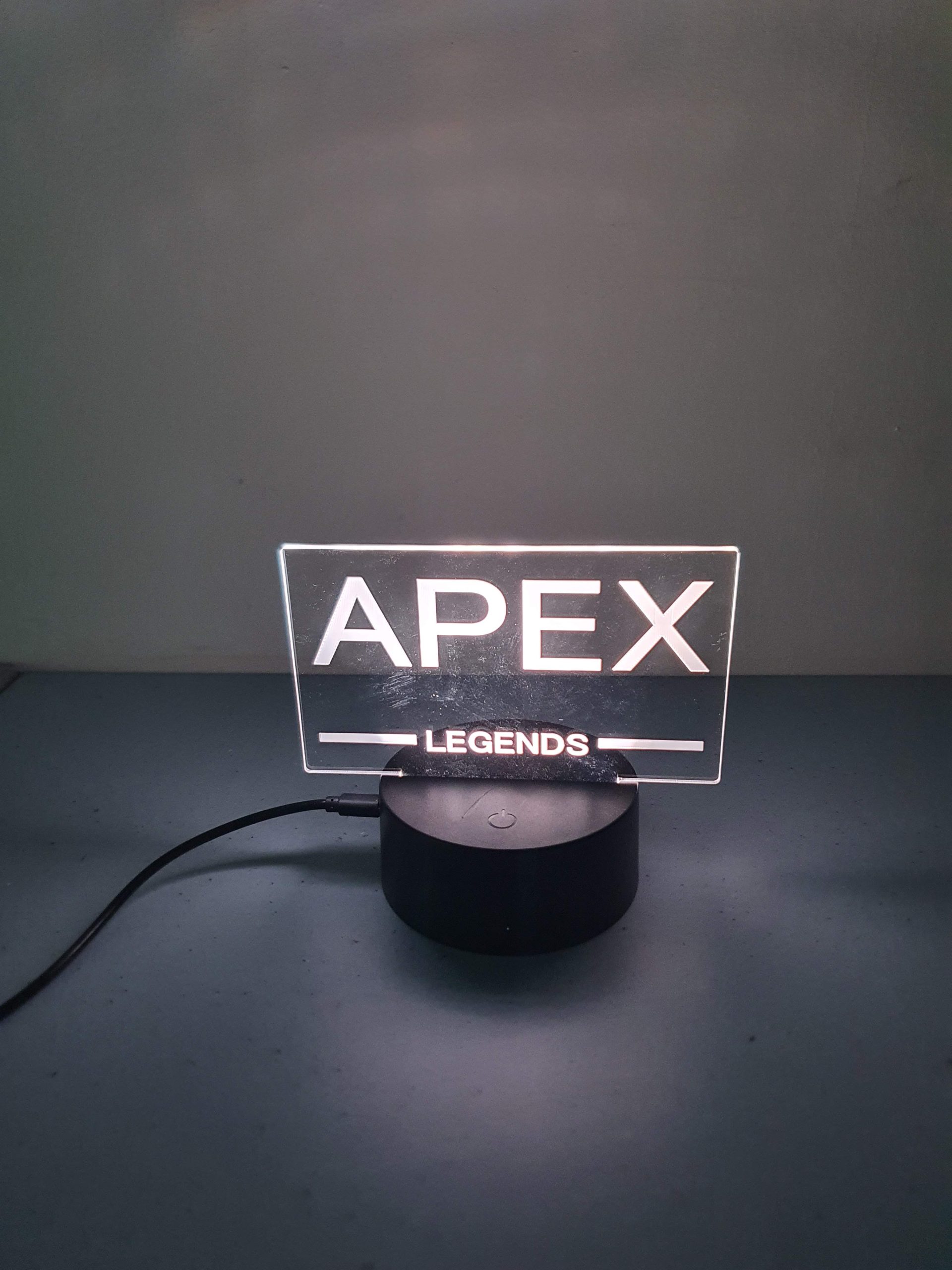 Lampe Veilleuse à LED illustration logo Apex légends – Image 8