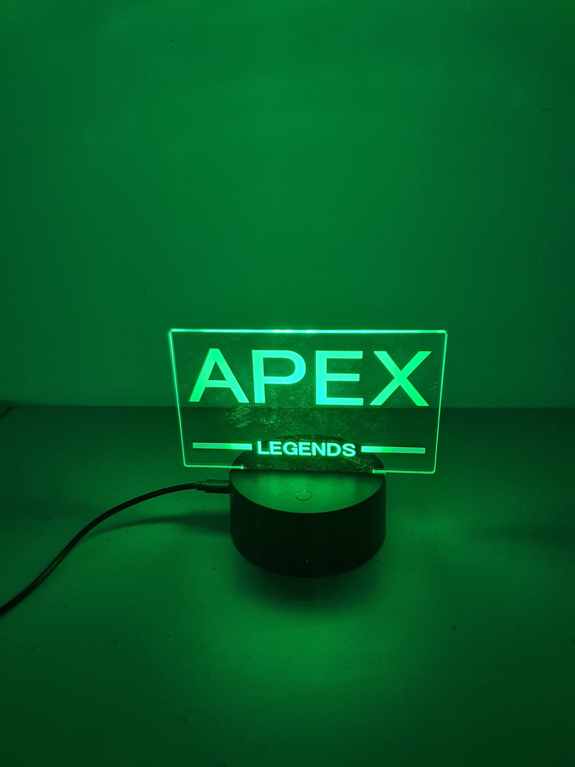Lampe Veilleuse à LED illustration logo Apex légends – Image 6