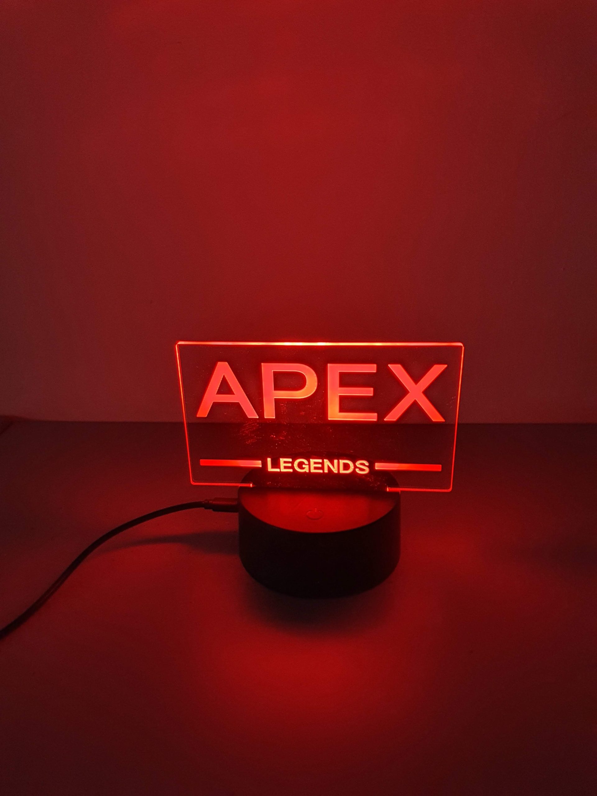 Lampe Veilleuse à LED illustration logo Apex légends – Image 5