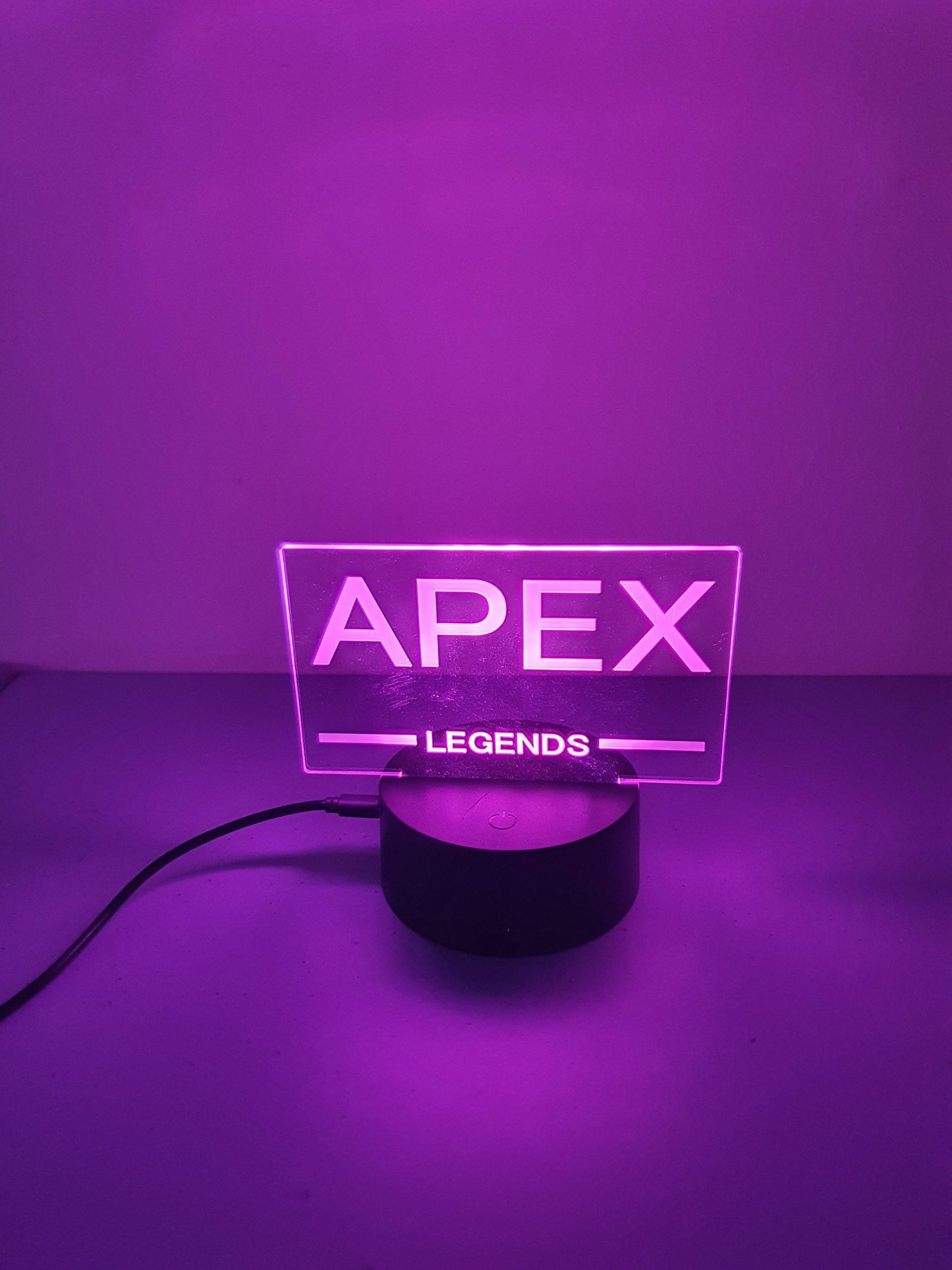 Lampe Veilleuse à LED illustration logo Apex légends – Image 4