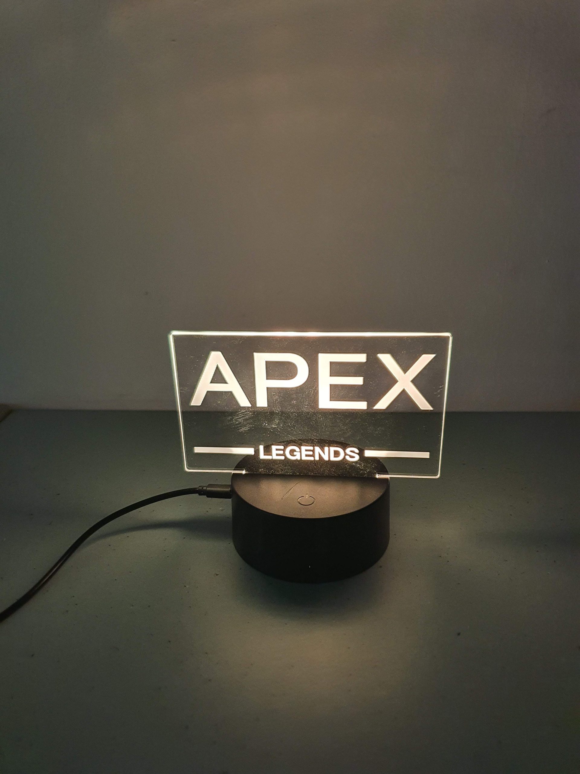 Lampe Veilleuse à LED illustration logo Apex légends – Image 2
