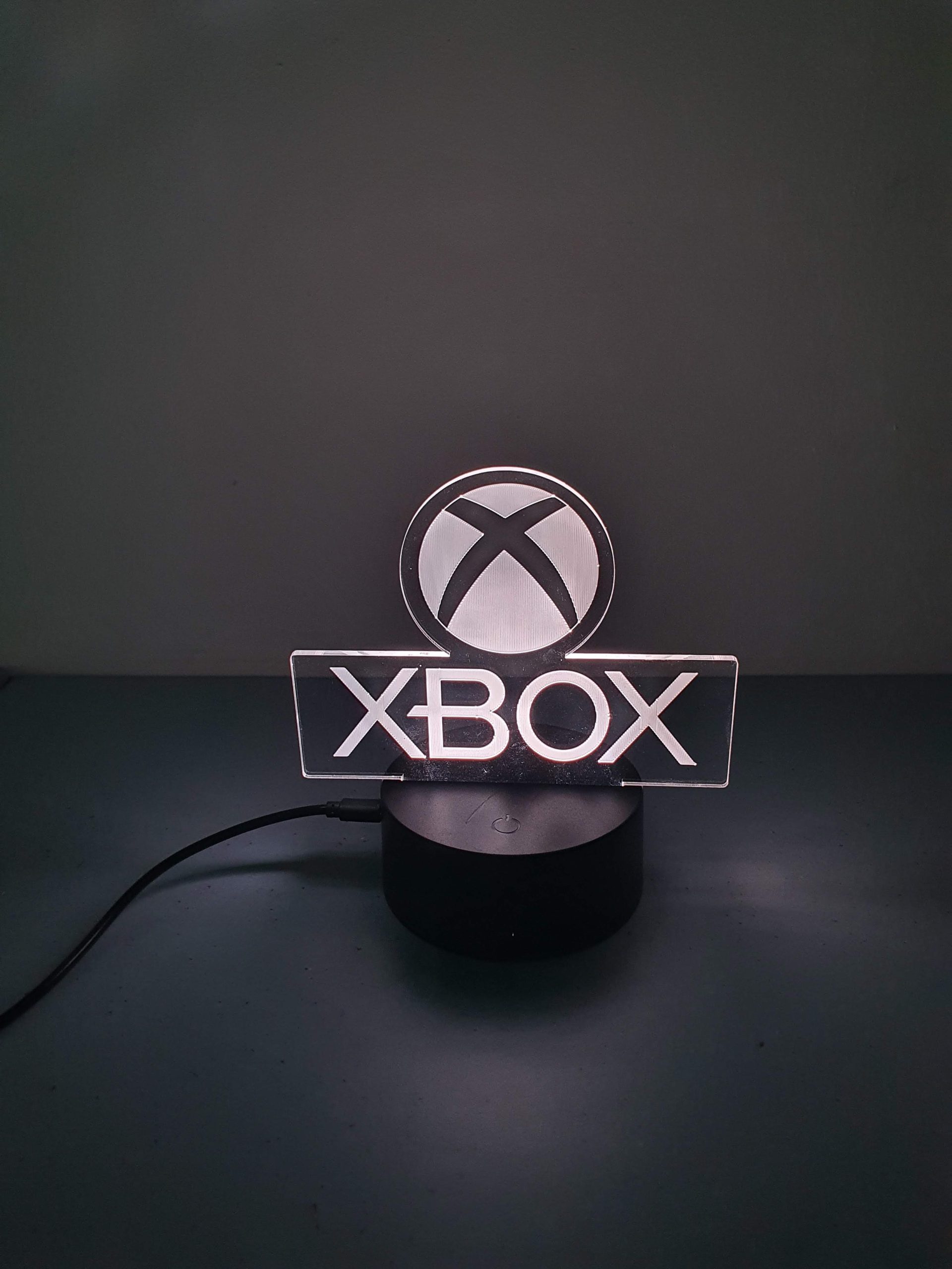 Lampe Veilleuse à LED illustration logo Xbox – Image 2