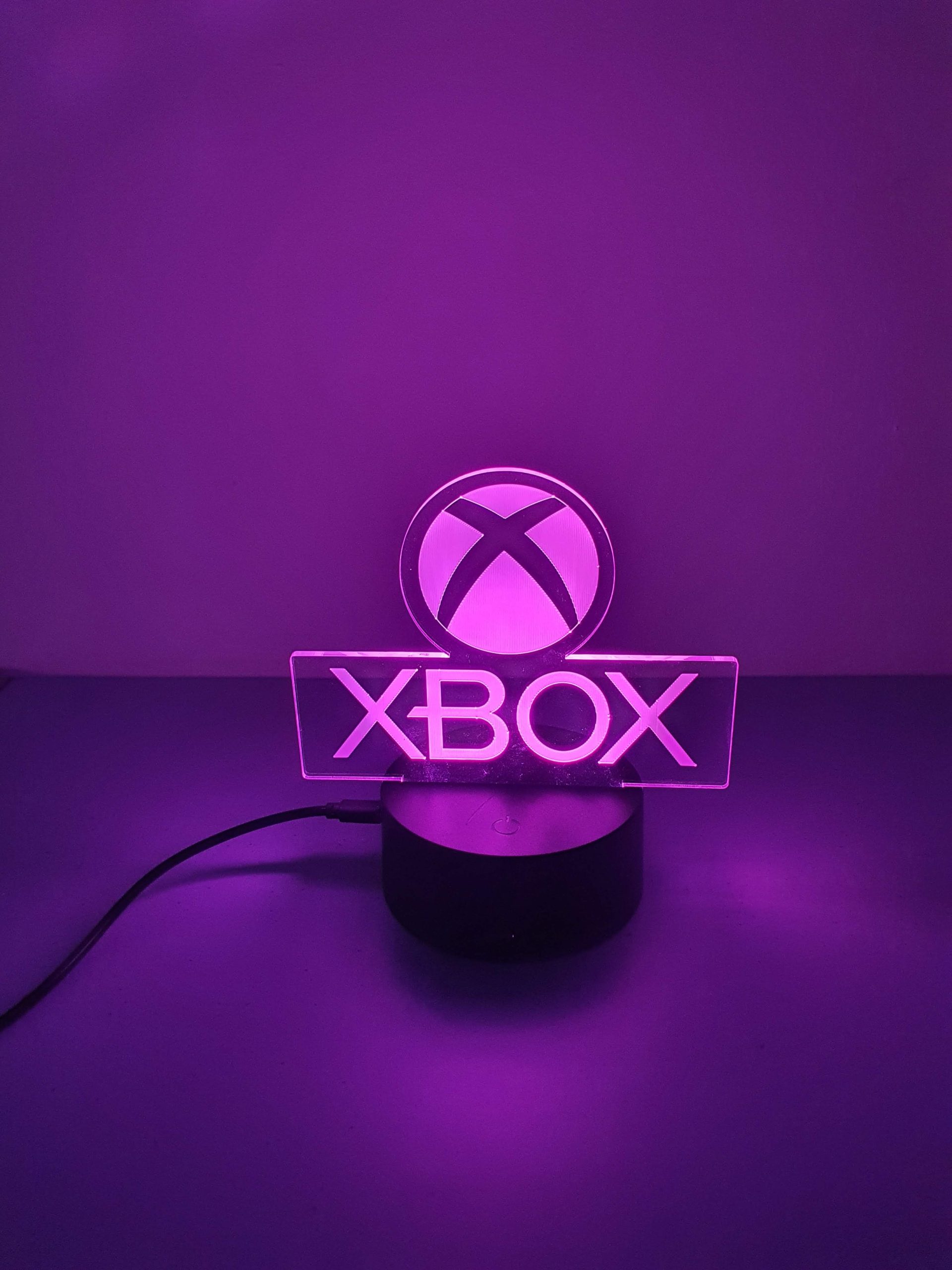 Lampe Veilleuse à LED illustration logo Xbox – Image 5