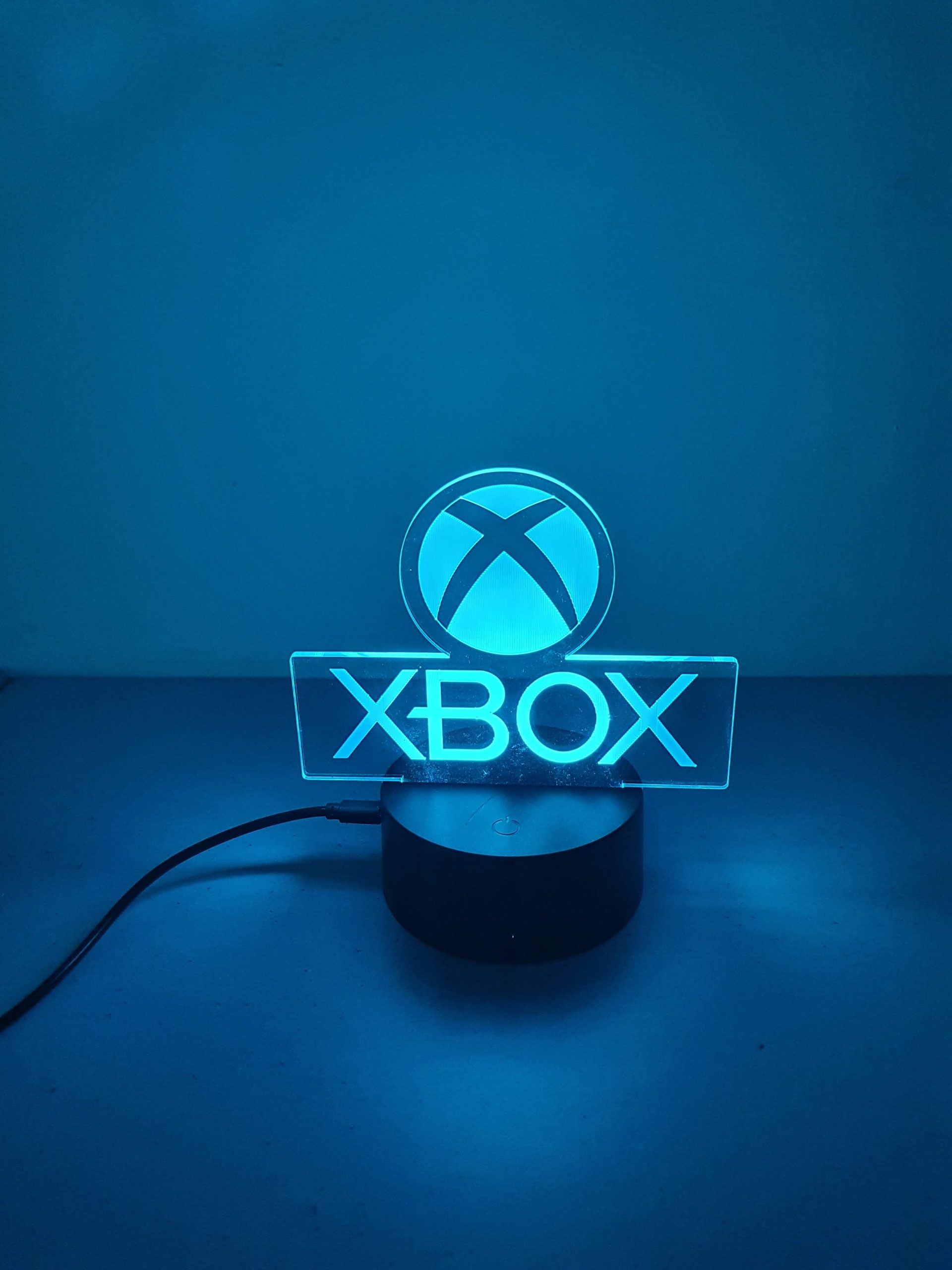 Lampe Veilleuse à LED illustration logo Xbox – Image 4