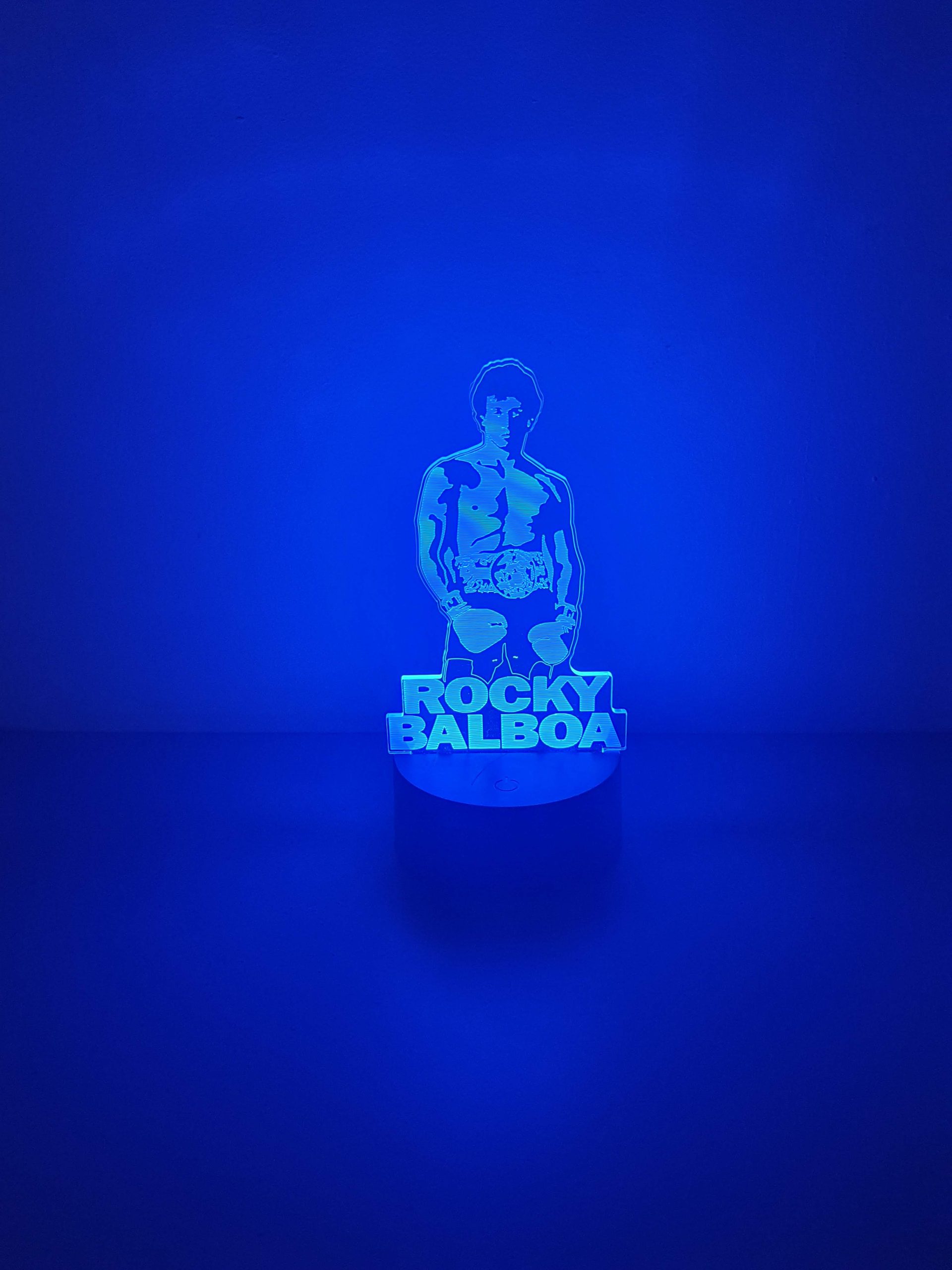 Lampe Veilleuse à LED illustration Rocky Balboa – Image 8