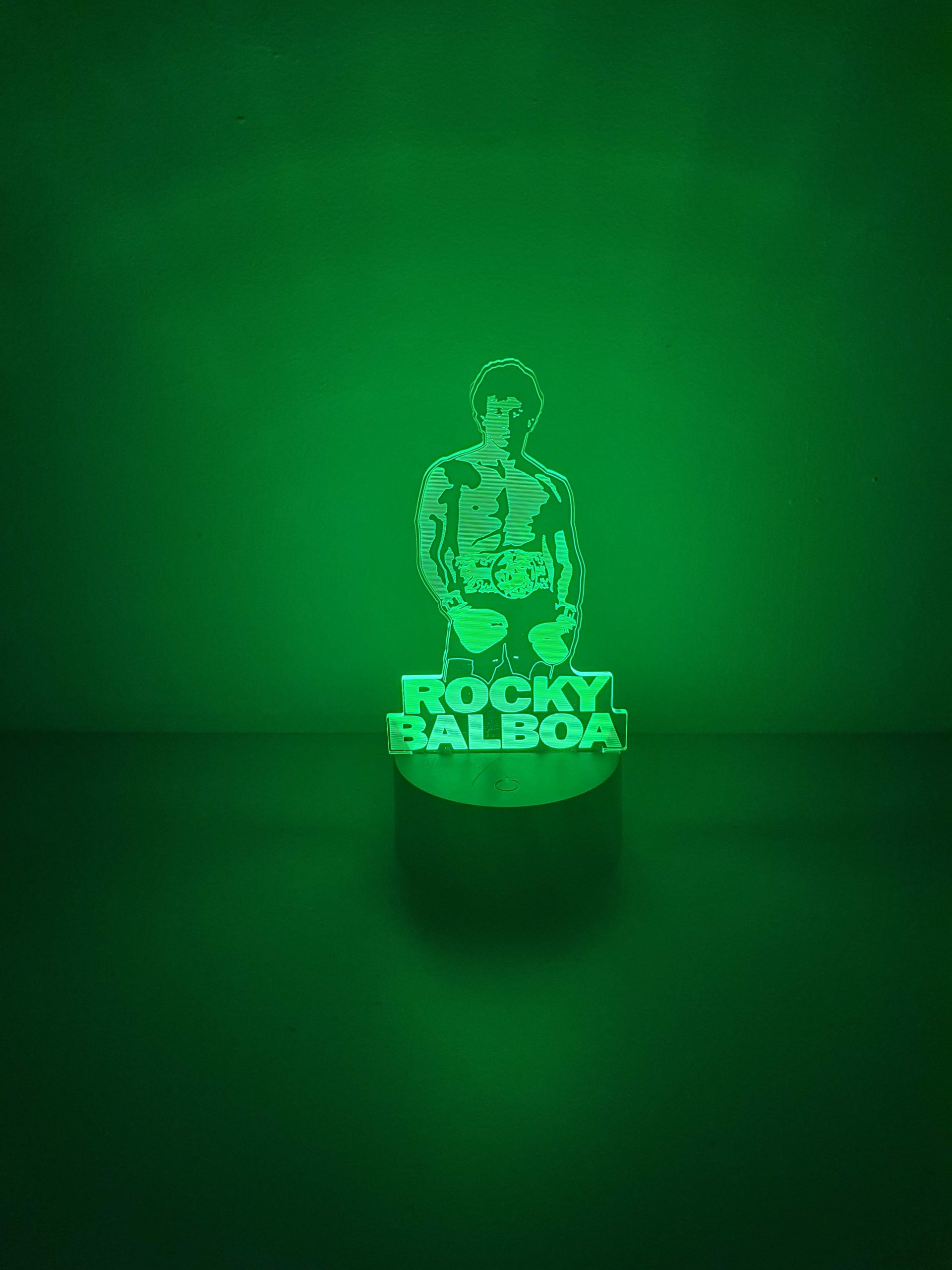 Lampe Veilleuse à LED illustration Rocky Balboa – Image 7